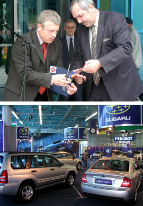 29.09.2004 LA MOLDEXPO, A FOST INAUGURATĂ EXPOZIŢIA „AUTOMARKET-MOTOR SHOW 2004”