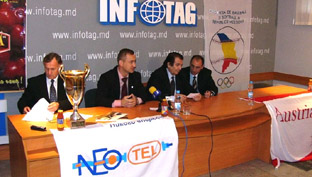 27.10.2004. CONFERINŢĂ DE PRESĂ LA AGENŢIA INFOTAG: ÎN ANUL 2005, ÎN REPUBLICA MOLDOVA VA AVEA LOC CAMPIONATUL EUROPEI LA BASEBALL PENTRU COPIII  DE PÎNA LA 12 ANI