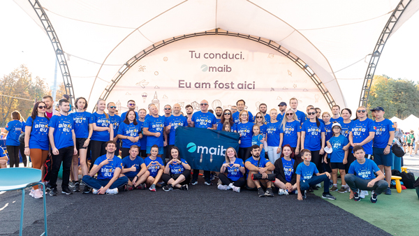 ​Команда maib «activ la superlativ» на Euro Marathon 2024