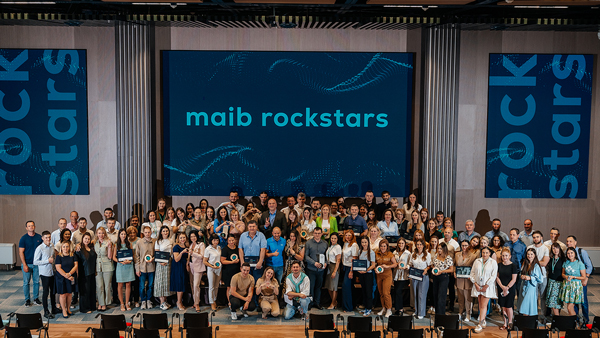 ​Maib rockstars: отмечаем вместе успех лучших сотрудников maib