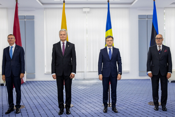 PRESIDENTS OF THE THREE BALTIC STATES SIGNED A DECLARATION IN CHISINAU IN SUPPORT OF MOLDOVA