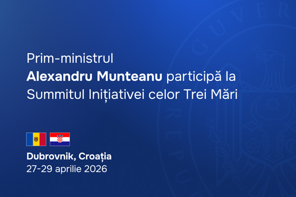 MOLDOVAN PRIME MINISTER TO DISCUSS ENERGY SECURITY AND INFRASTRUCTURE DEVELOPMENT IN DUBROVNIK