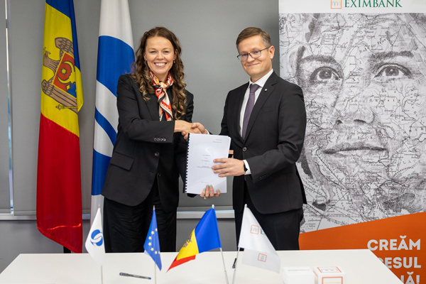 EBRD, IN PARTNERSHIP WITH EUROPEAN UNION, PROVIDES EXIMBANK WITH LOAN OF 5 MILLION EURO FOR LENDING TO SMALL AND MEDIUM-SIZED BUSINESSES