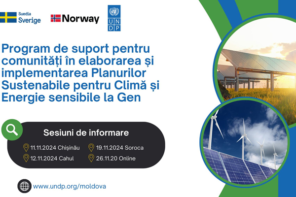 NORWAY, SWEDEN AND UNDP WILL SUPPORT 20 MOLDOVAN COMMUNITIES ON BOTH BANKS OF DNIESTER WHO WANT TO BUILD RESILIENCE TO CLIMATE CHANGE