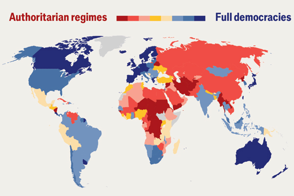 MOLDOVA HAS MOVED FROM "IMPERFECT DEMOCRACY" TO "HYBRID" IN THE 2025 DEMOCRACY RATING