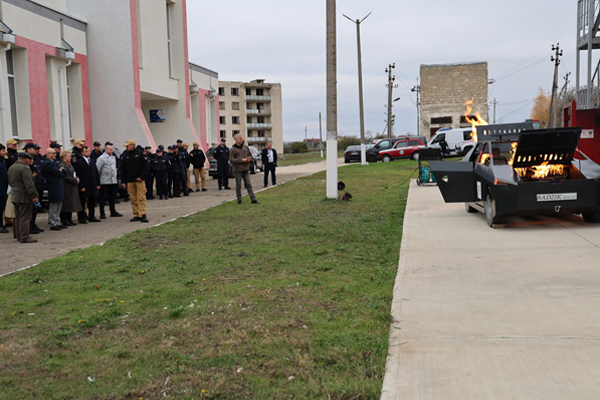 POLAND HANDED OVER TO MOLDOVA MODERN SIMULATOR FOR TRAINING FIREFIGHTERS AND RESCUERS