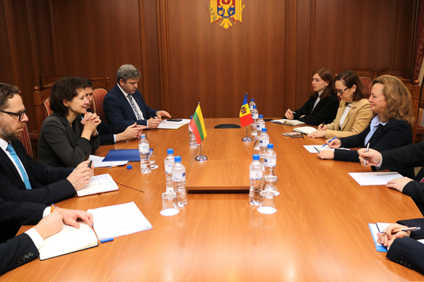 LITHUANIA WILL CONTINUE SUPPORTING MOLDOVA ON ITS EUROPEAN PATH AND IN COUNTERING HYBRID THREATS