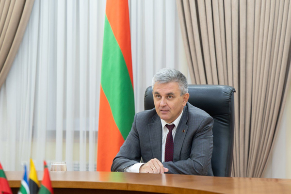 TRANSNISTRIAN LEADER REITERATES THAT MOLDOVA HINDERS THE DEVELOPMENT OF THE REGION