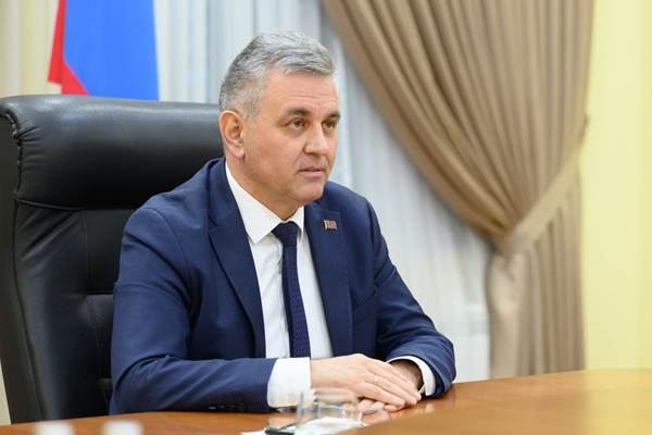 TRANSNISTRIA'S LEADER AGAIN CALLS MOLDOVA A NEIGHBORING STATE AND CALLS FOR BUILDING "GOOD-NEIGHBORLY RELATIONS"