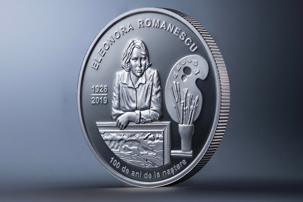 NATIONAL BANK PUT INTO CIRCULATION A COMMEMORATIVE COIN "ELEONORA ROMANESCU – 100TH ANNIVERSARY OF HER BIRTH"