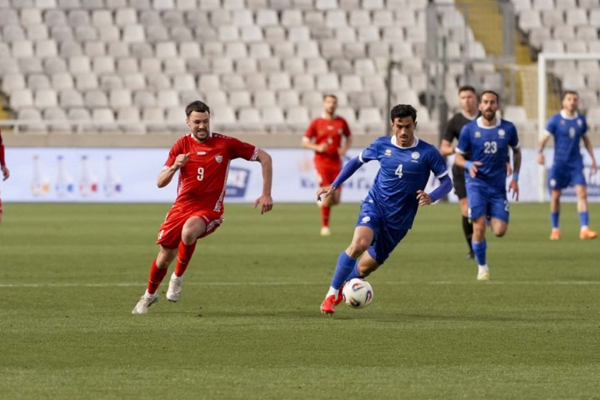 ​MOLDOVA'S NATIONAL FOOTBALL TEAM LOST TO RIVALS FROM CYPRUS 2:3