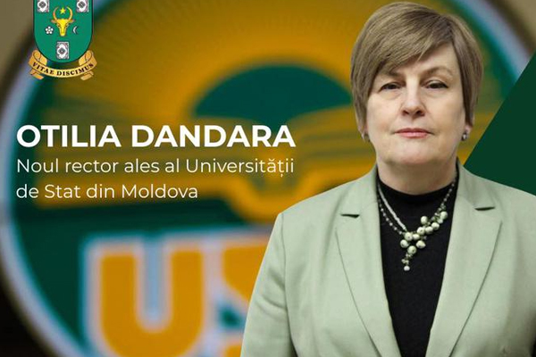 PROFESSOR OTILIA DANDARA ELECTED RECTOR OF STATE UNIVERSITY OF MOLDOVA