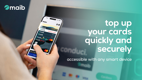 Do you have a maib card? Top up your account at the ATM easily and quickly with any NFC-enabled gadget 