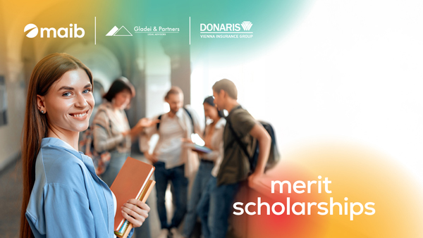 Merit scholarships for future legal professionals: BAA Gladei & Partners, maib and Donaris VIG support academic excellence